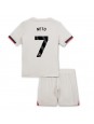 Billige Chelsea Pedro Neto #7 Bortedraktsett Barn 2025-26 Kortermet (+ Korte bukser)